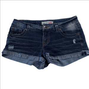 Paris Blues Factory Distressed Denim Shorts Size 3